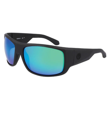 Dragon HARBOR Matte Black w/ LUMALENS Aqua Ion Polar Sunglasses